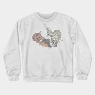 Waiting for a new friend Crewneck Sweatshirt